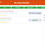 My Leave Management PowerApps