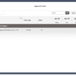 Approval Center Project Management App in PowerApps