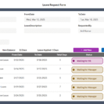 Leave Request Form Modern Leave Application in PowerApps