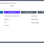 Project Detail Project Management App in PowerApps
