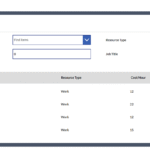 Resource Project Management App in PowerApps