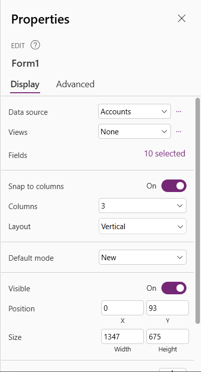 PowerApps Interface Walkthrough