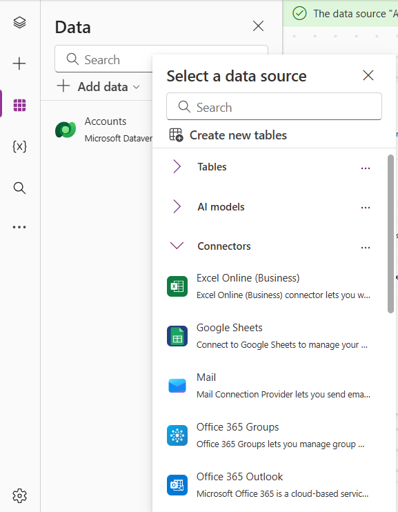 PowerApps Interface Walkthrough